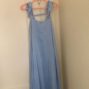 Silk Blue Zara Dress